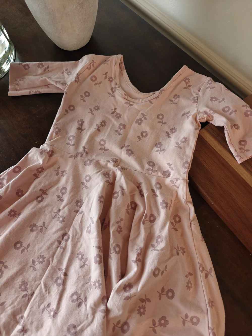 Hanna Andersson Pink Floral Twirl Dress